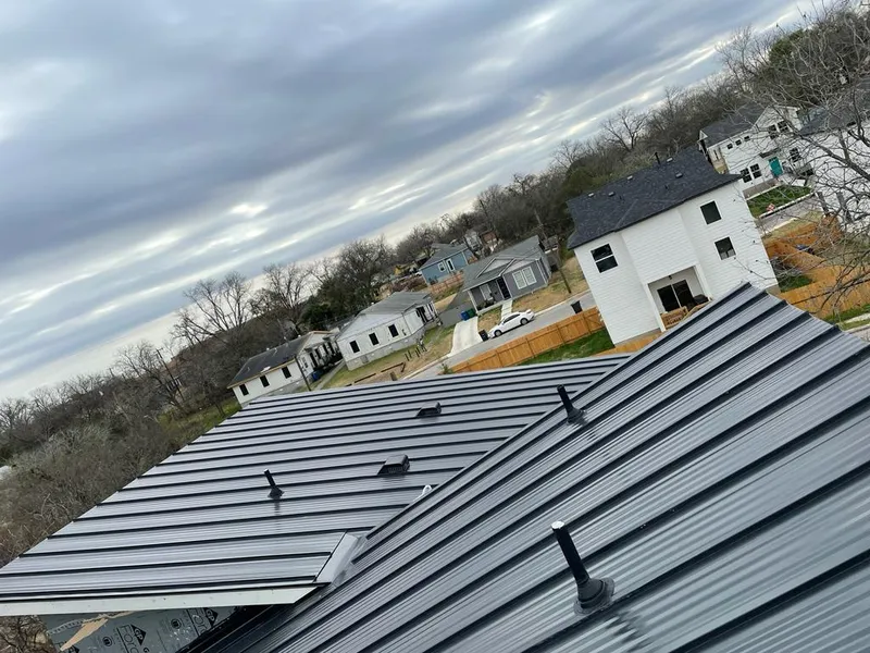 Standing seam metal roof panels with vents for Skylight Repair in Powder Springs